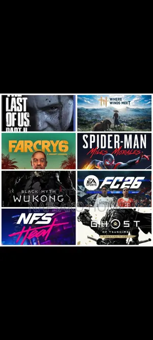 Ps5 Slim (1tb )With 8 Online Games and 2 Controllers