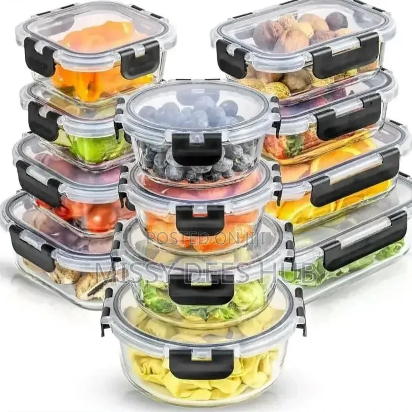 12pcs Glass Storage Bowls