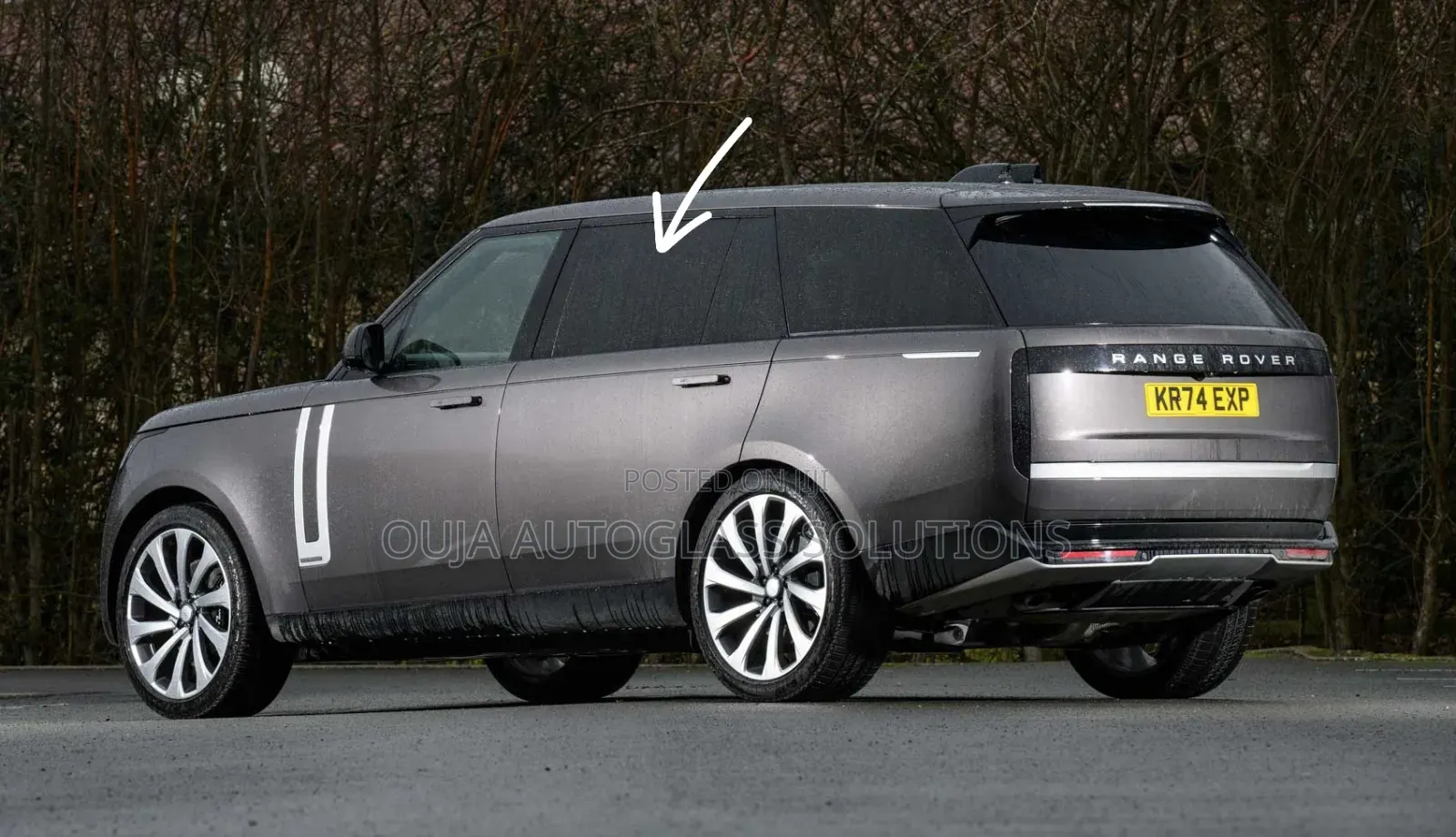 2023 Range Rover Vogue L460 Rear Left Door Glass Available (Laminated)