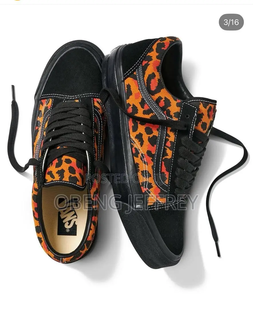 Original Vans Premium Old Skool Leopard Print