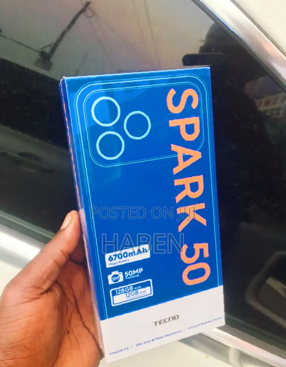 New Tecno Spark 50 128 GB Black