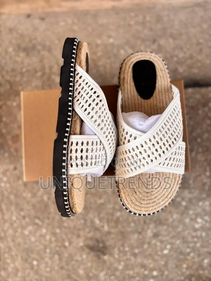 Original ZARA Cross-Strap Woven Sandals