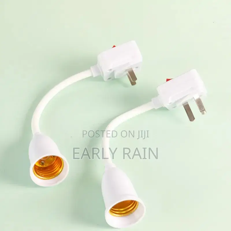 E26/E27 Flexible Plug-in Light Socket With Switch