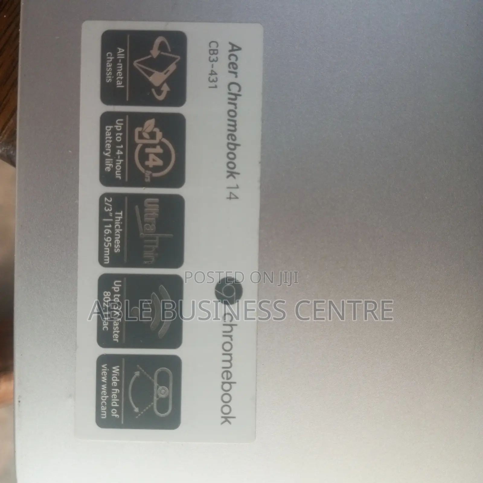 Laptop Acer Chromebook 14 4GB Intel SSD 128GB