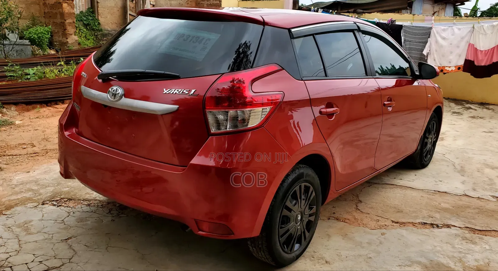 Toyota Yaris 2016 Red