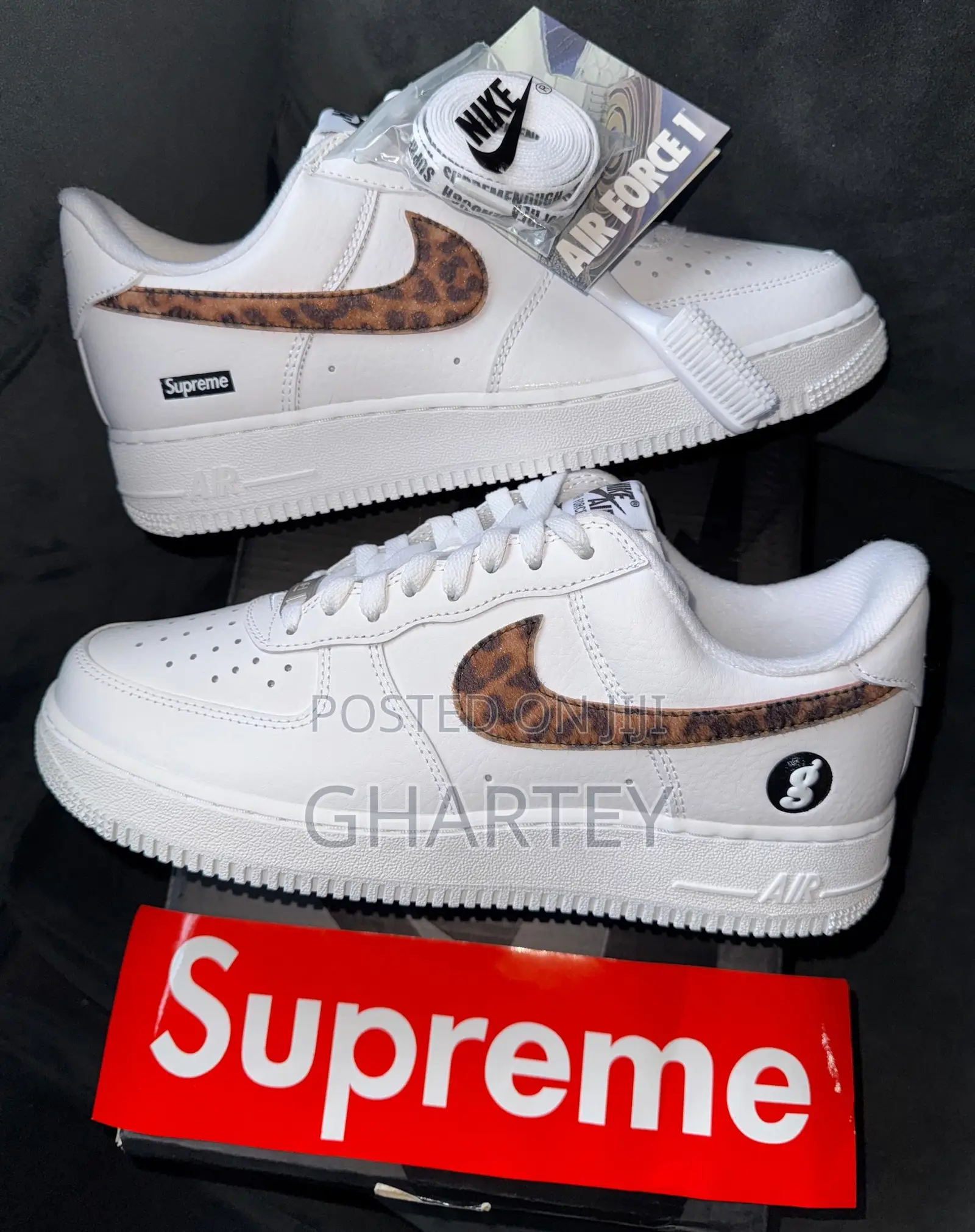 Nike Air Force 1 Low White Leopard Swoosh Edition – Premium Sneakers