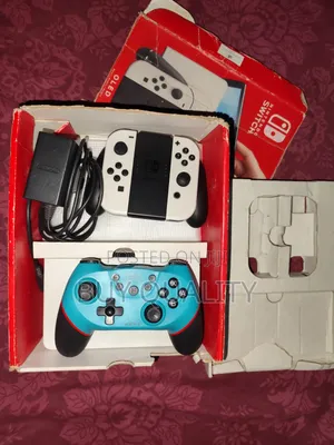 Nintendo Switch Oled With Pro Controller and Original Nintendo Charger