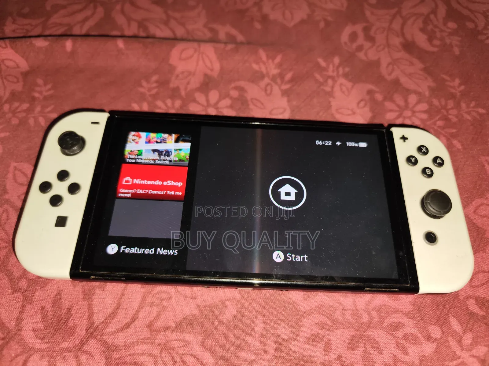 Nintendo Switch Oled With Pro Controller and Original Nintendo Charger