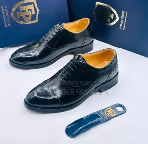 Frank Perry Brogues Lace Up Shoes 39-46 Black