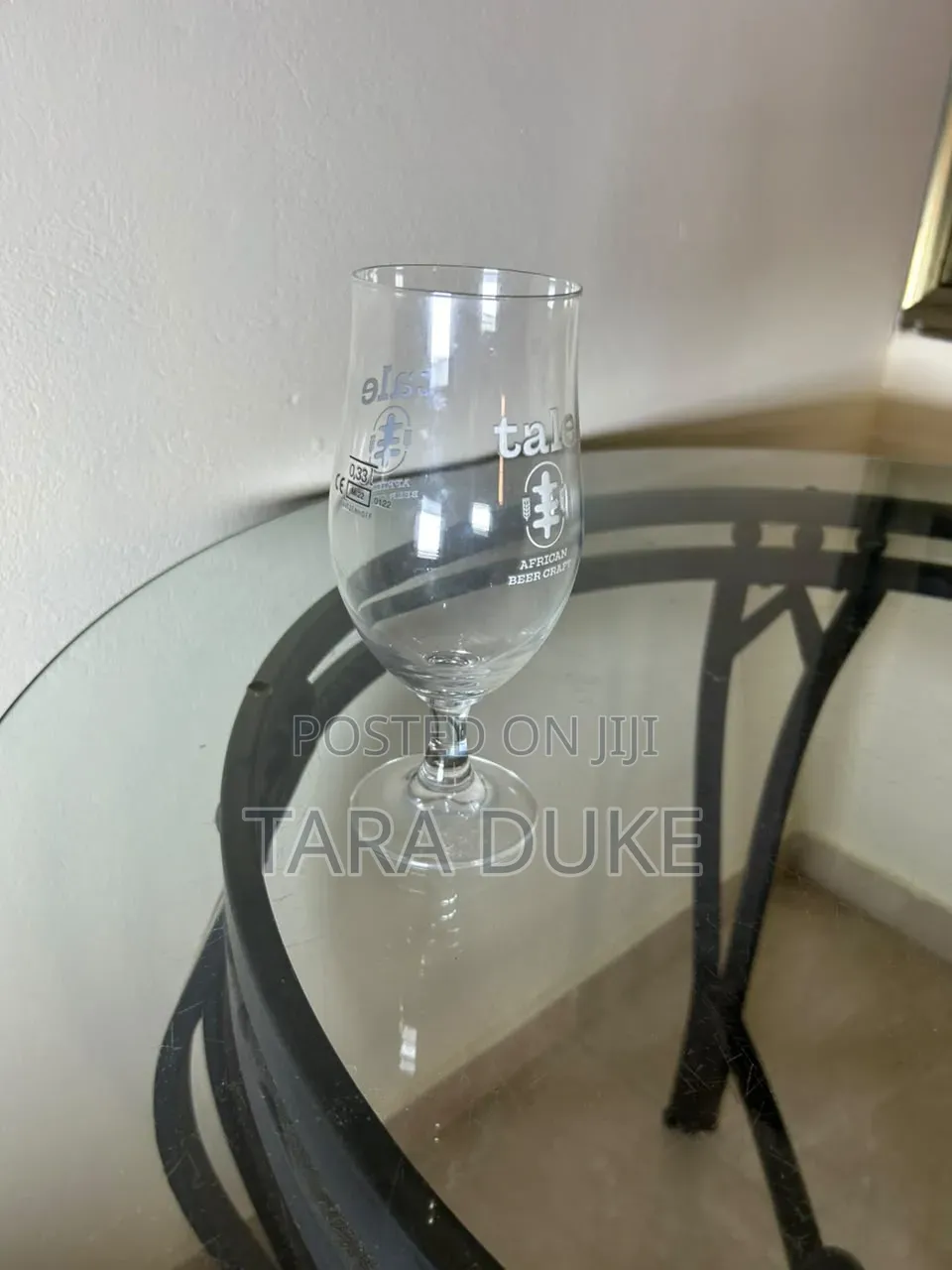 Branded Stemmed Tasting Glass