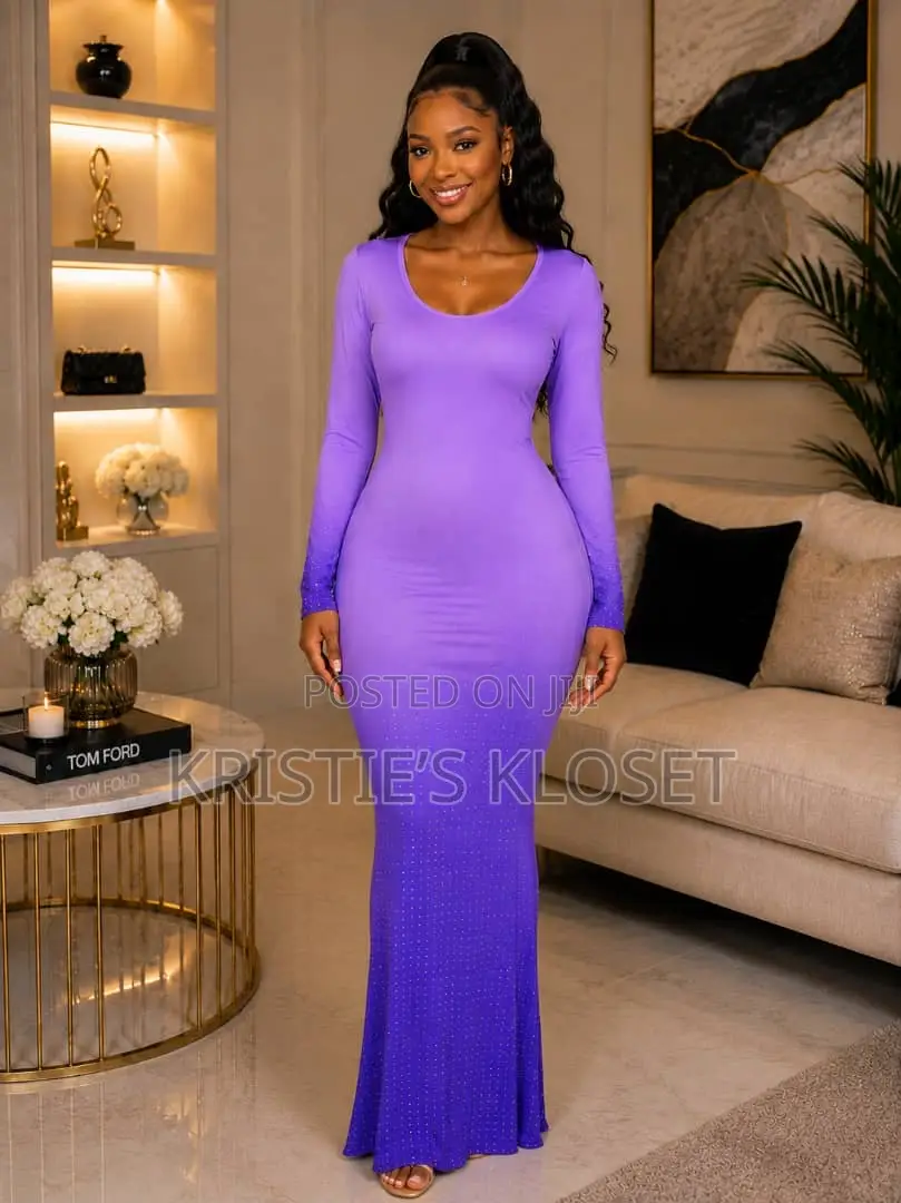 Shiny Body Fit Dress