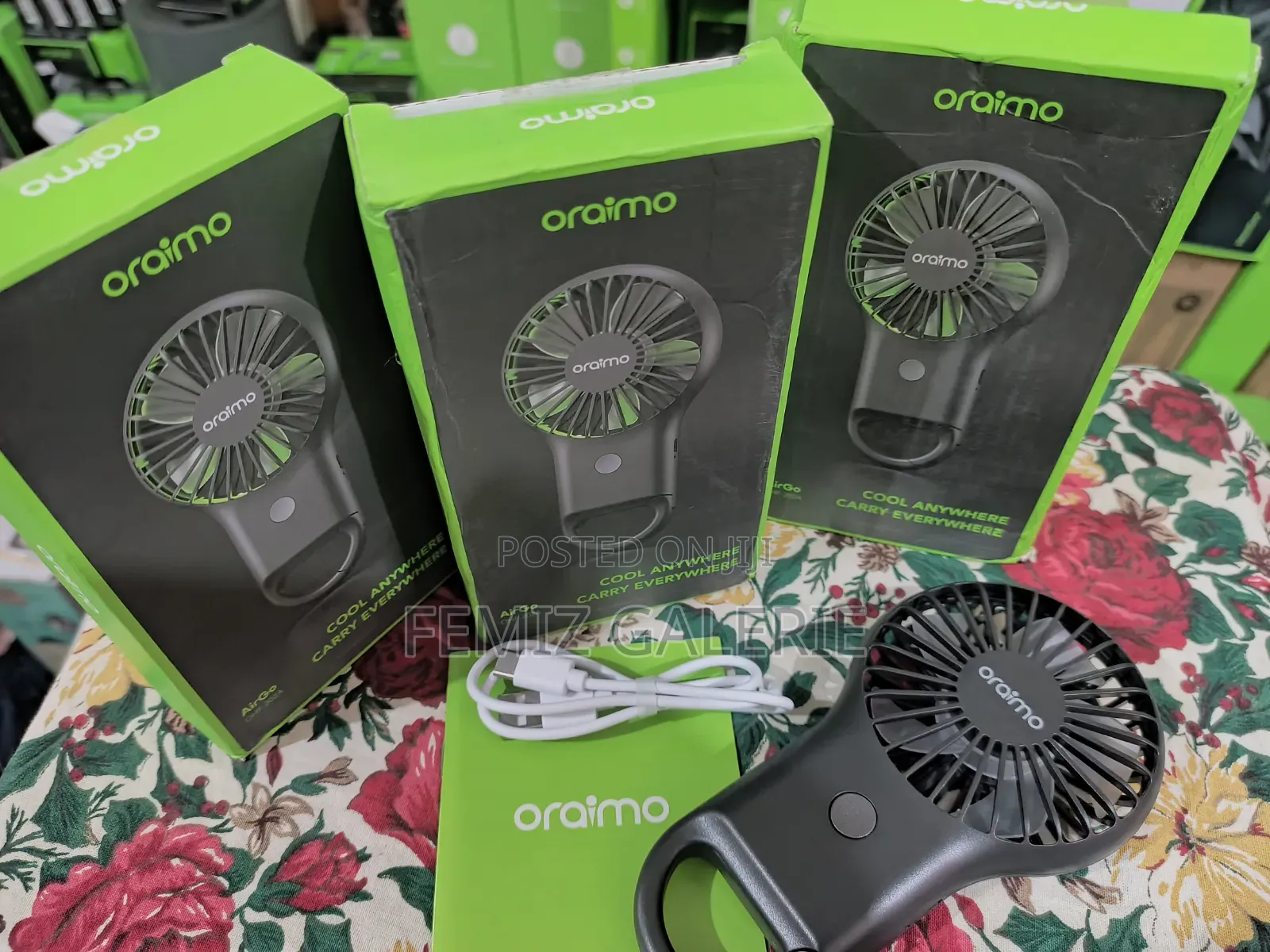 Oraimo Airgo 75g Lightweight Led Handheld Fan