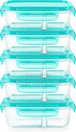 5pcs Glass Storage Bowls From Pyrex