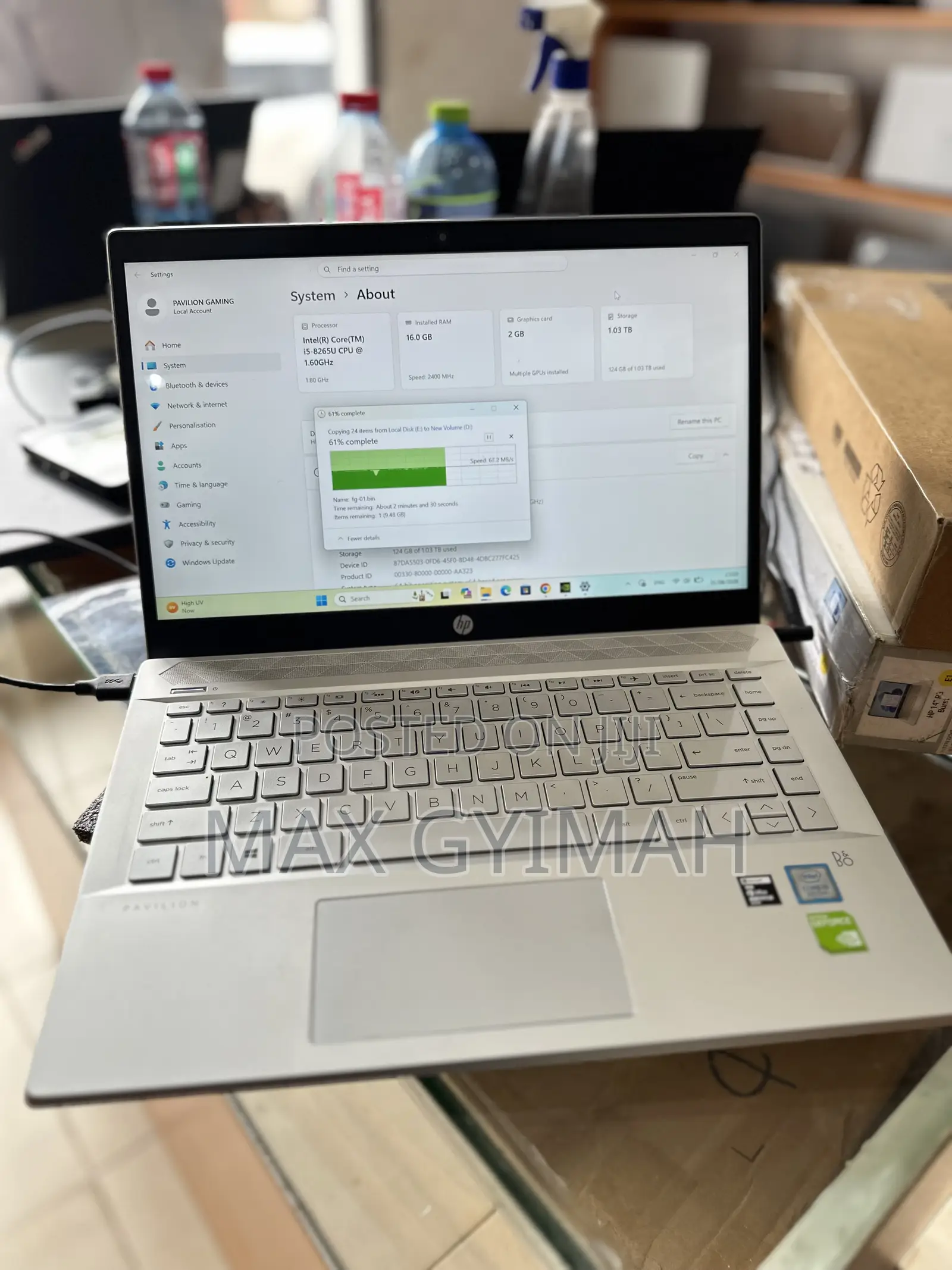 New Laptop HP Pavilion 14-ce1000 16GB Intel Core i5 HDD+SSD 1T