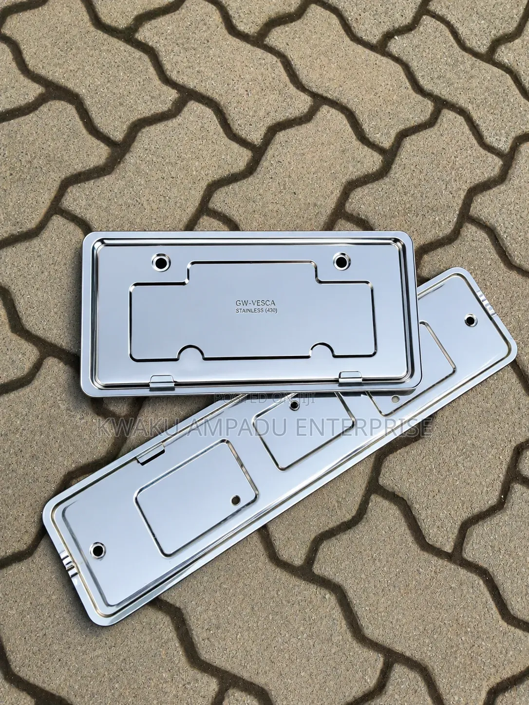 Chrome Stainless Steel Car Number Plate Frame