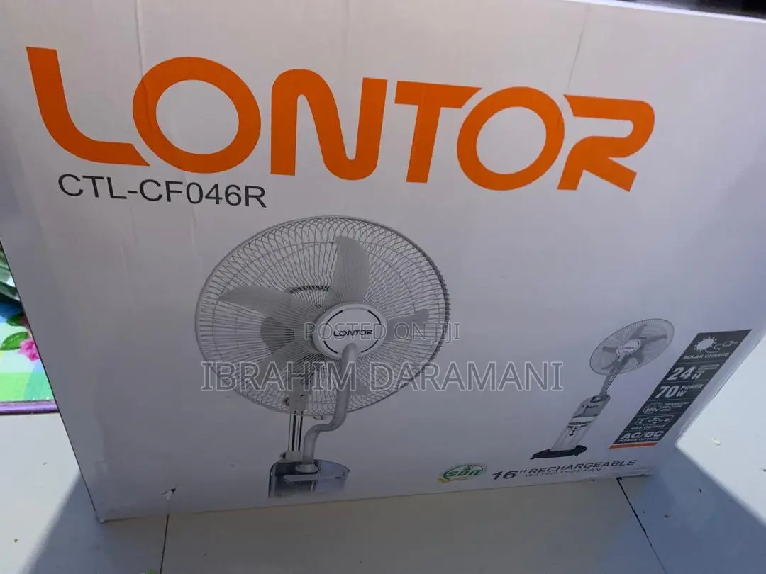 Rechargable Water Mist Electric Standing Fan