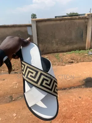 Fashion Men's Casual Cross Suede Slippers. Free Delivery to Anywhere