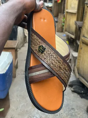 Fashion Men's Casual Cross Suede Slippers. Free Delivery to Anywhere