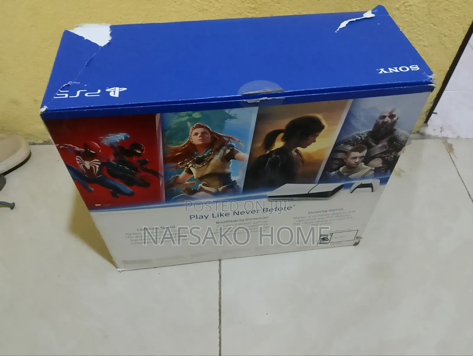 Ps5 Slim (1tb )With 8 Online Games and One Original Controller