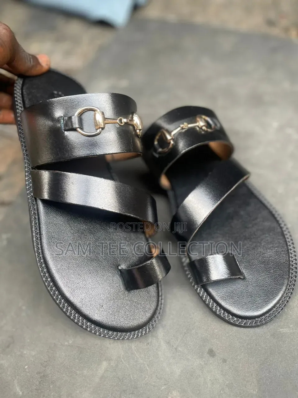 Fashion Men's Casual Cross Suede Slippers. Free Delivery to Anywhere