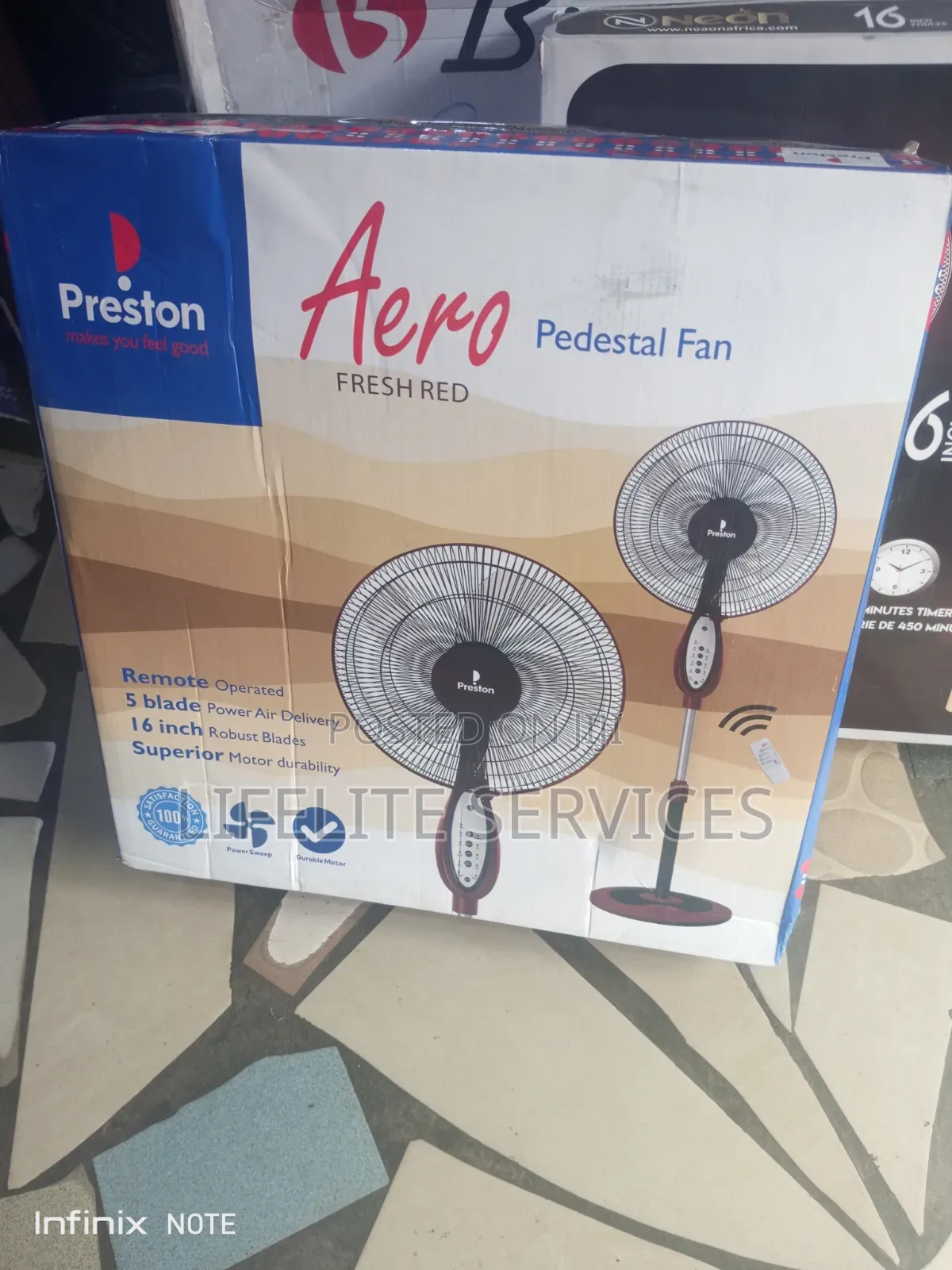 Standing Fan 16" - Remote Operated(Preston)
