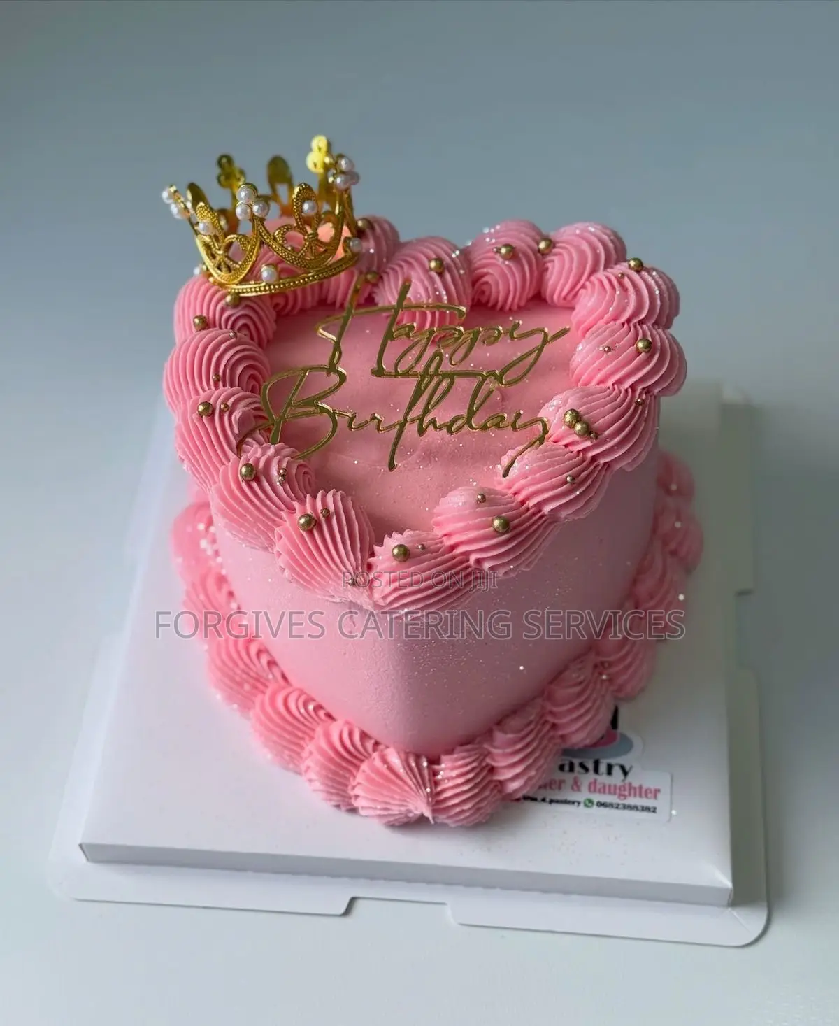 Heart Shaped Birthday Cake