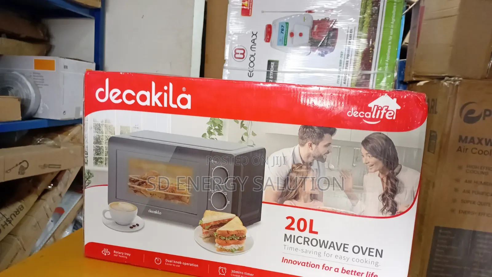 Decakila 20L Microwave Oven – Fast Heating Easy Cooking