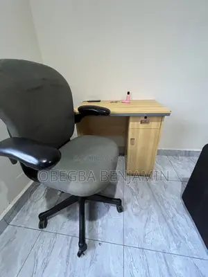 Office Chair and Table.