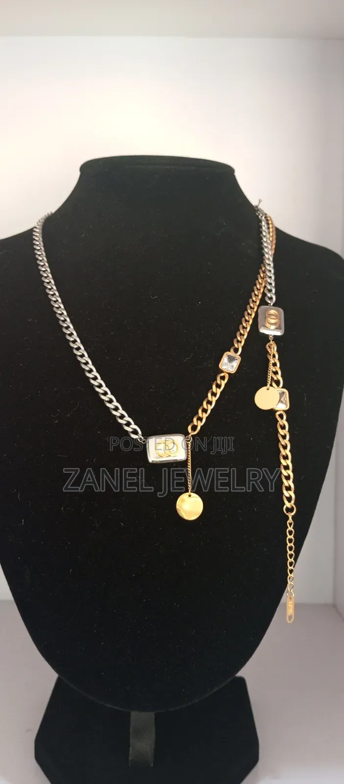 Silver and Gold Jewelry Set