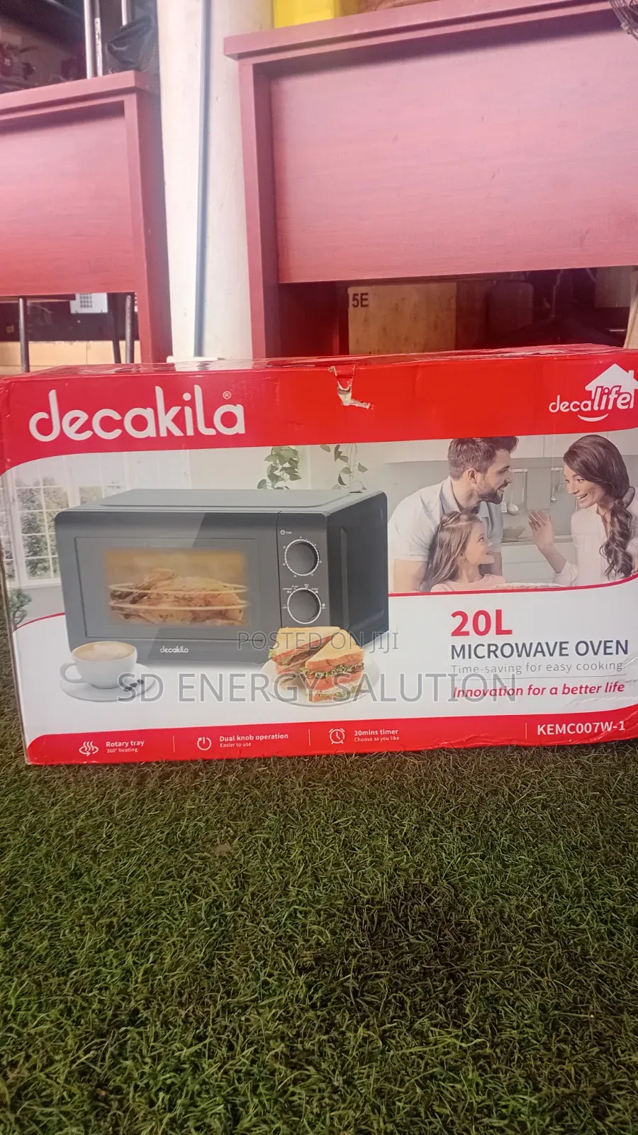 Decakila Microwave Oven 20L – Fast, Safe Convenient