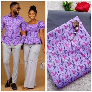 Plain and Pattern Fabric Material 4 Yards in Total 100% Cotton