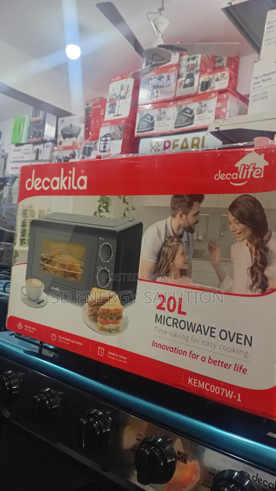 Decakila 20L Microwave Oven – Easy Controls Even Heating
