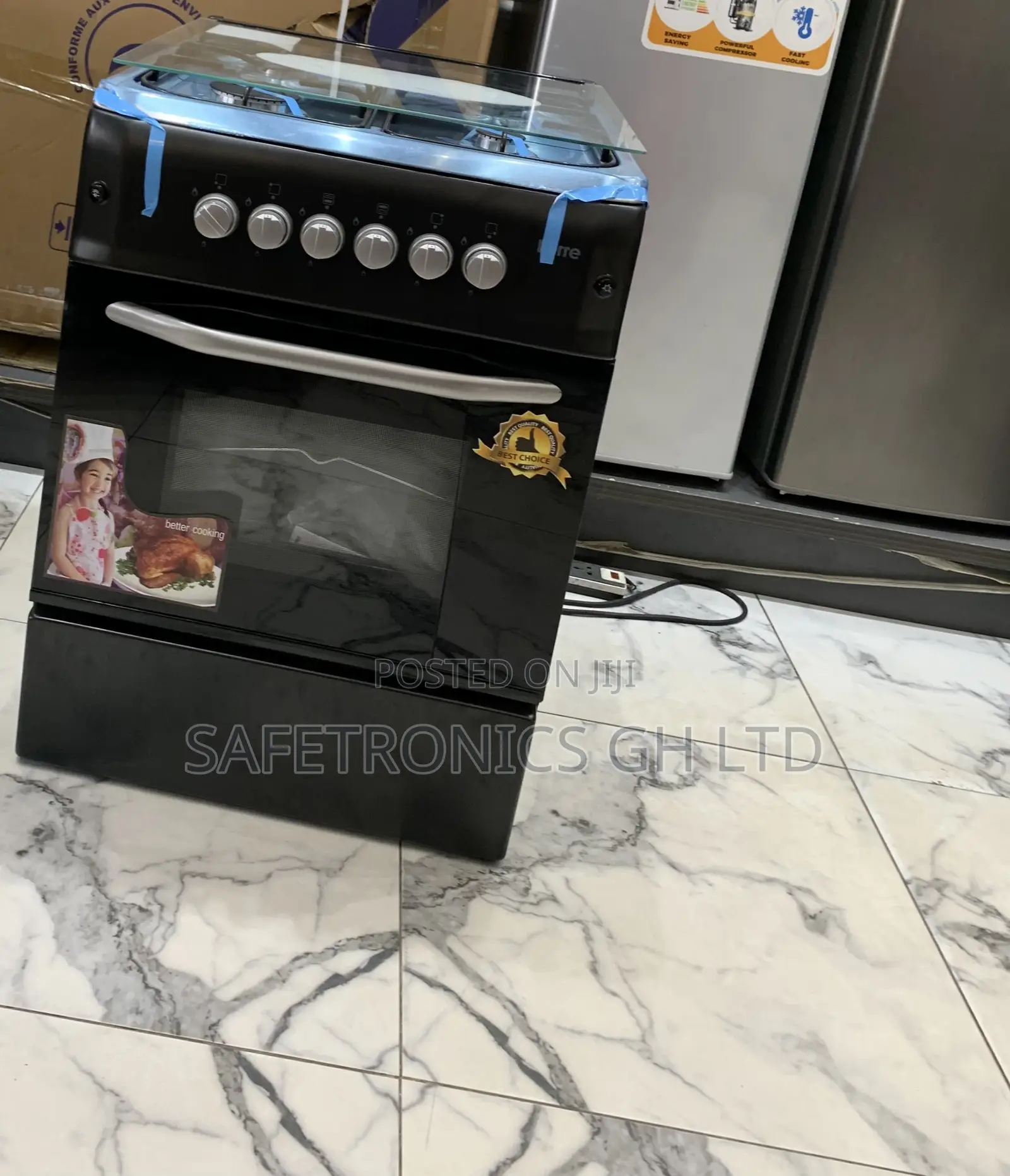 Ultra Sleek Best Ferre 60×60 Cm 2 Gas + 2 Electric Dual-Fuel Cooker