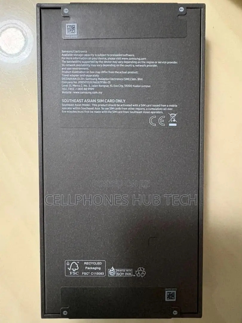 New Samsung Galaxy S26 Ultra 5G 1 TB Black