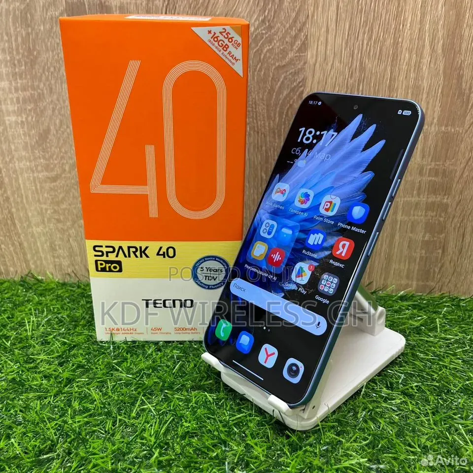 New Tecno Spark 40 Pro 256 GB Blue