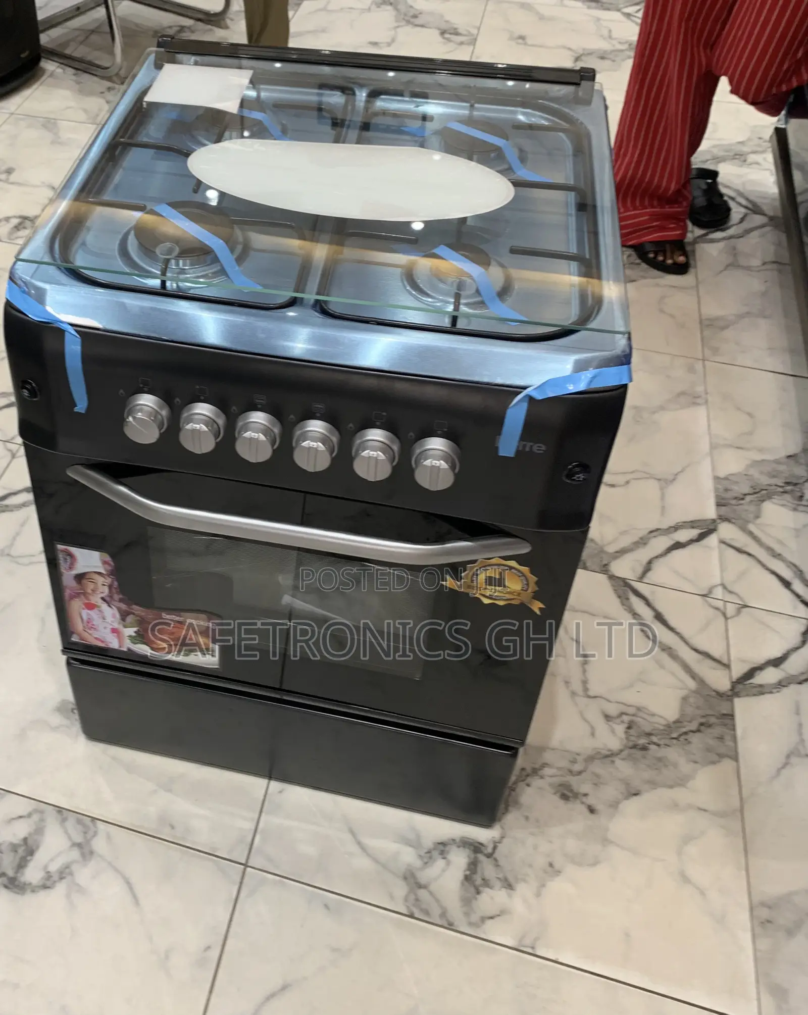 Perfect Sleek Ferre 60×60 Cm 2 Gas + 2 Electric Dual-Fuel Cooker