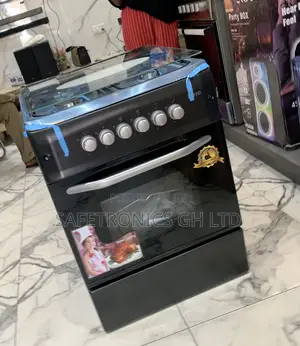 Lastest Black Ferre 60×60 Cm 2 Gas + 2 Electric Dual-Fuel Cooker