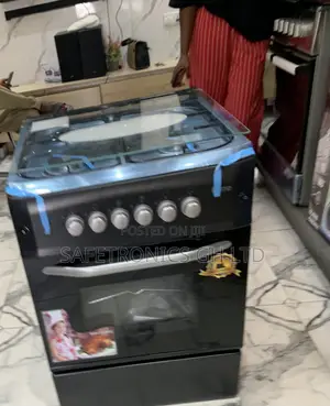 Lastest Black Ferre 60×60 Cm 2 Gas + 2 Electric Dual-Fuel Cooker