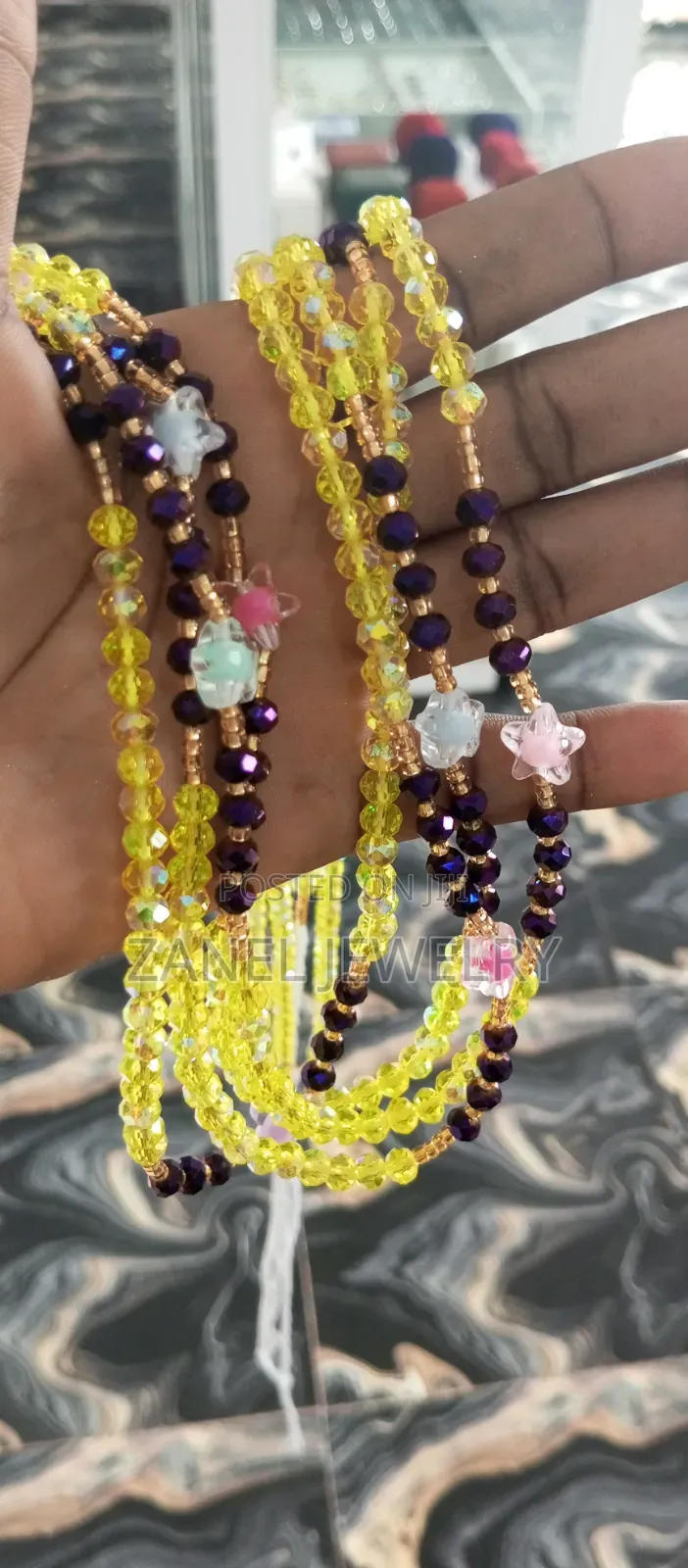 Beautiful Crystal Waist Beads for Ladies