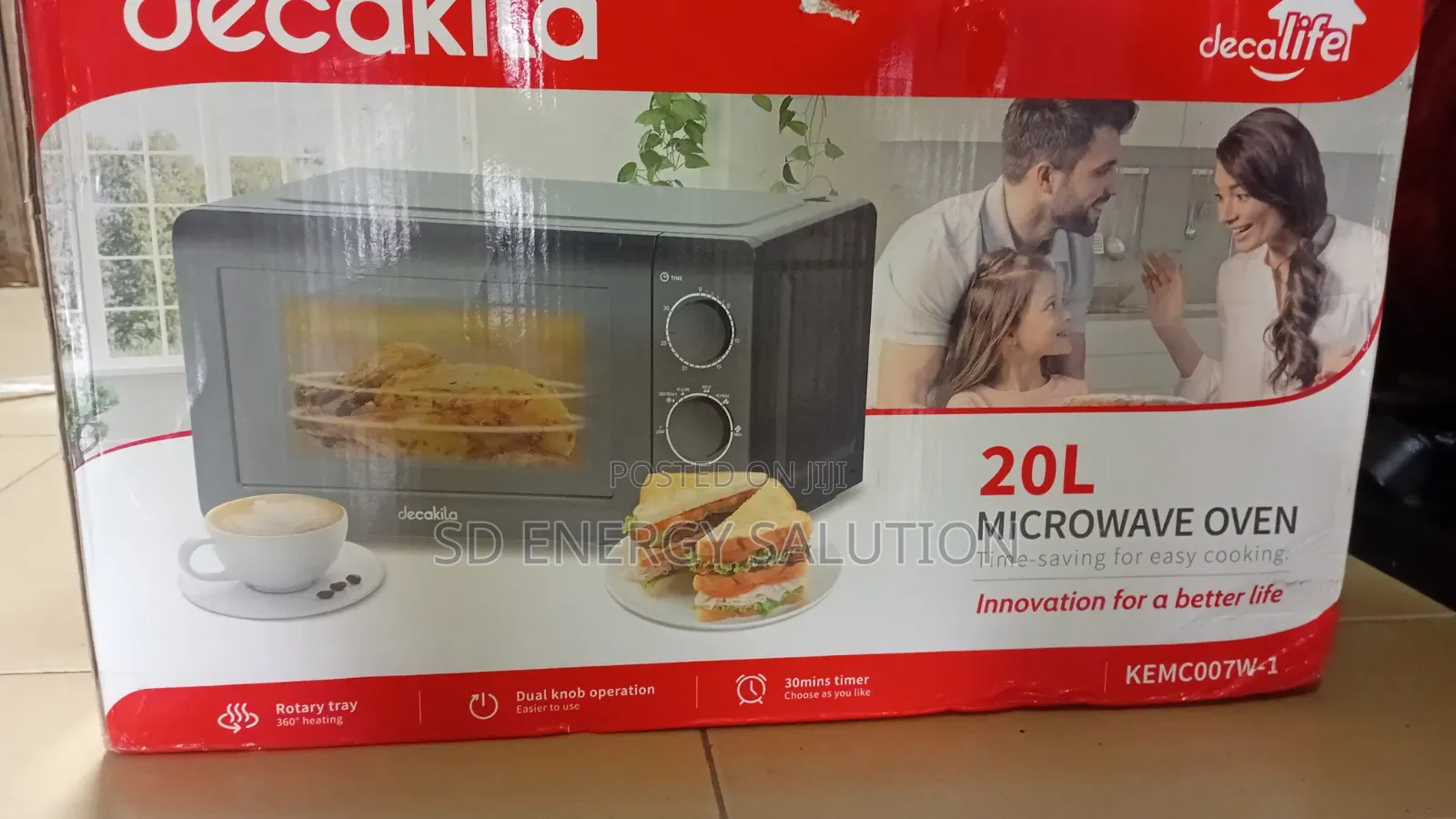 Decakila 20L Microwave Oven – Premium Quality Kitchen Appliance