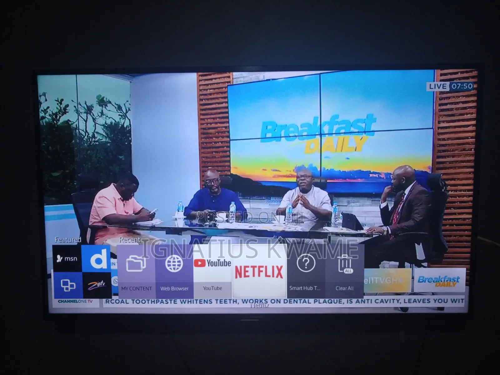 Home Used Samsung Smart TV