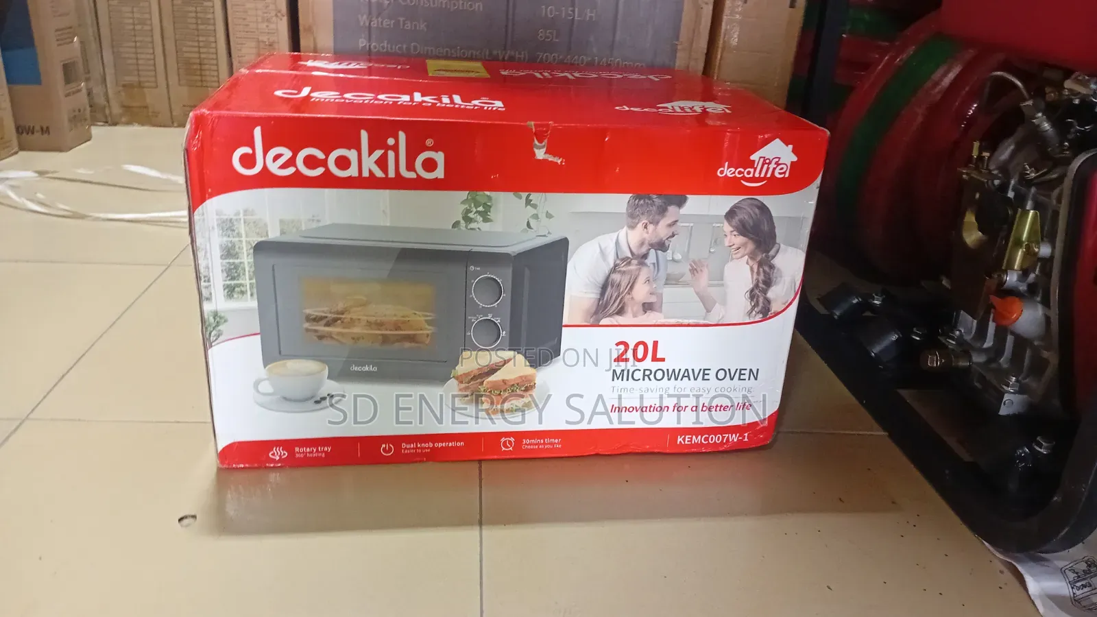 Decakila 20L Microwave Oven – Quality You Can Trust