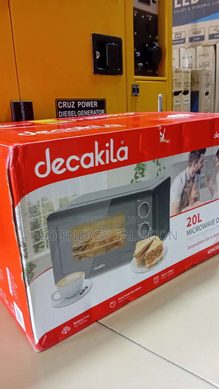 Decakila 20 Liters Microwave – High Performance
