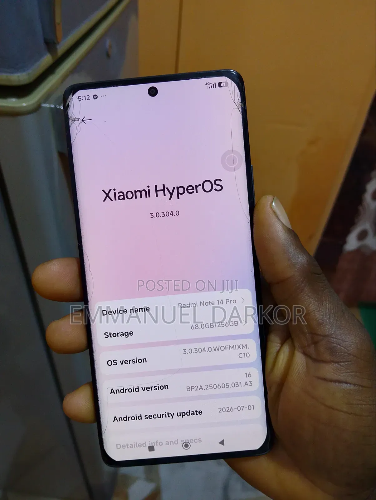 Xiaomi Redmi Note 14 Pro 256 GB Black