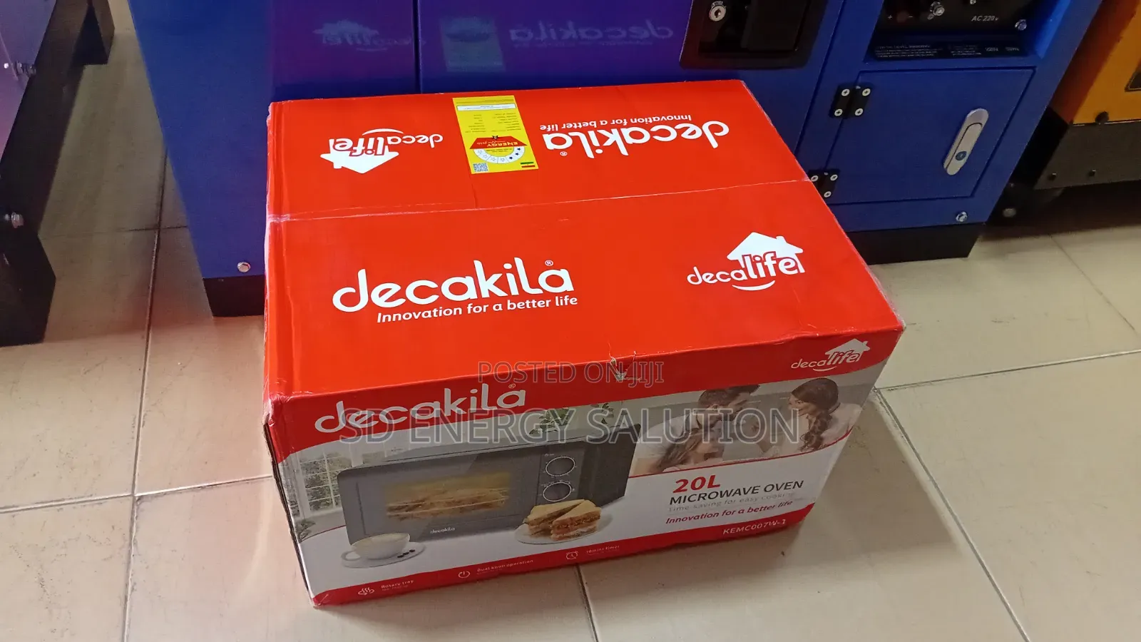 Decakila 20 Liters Microwave – Powerful Heating System