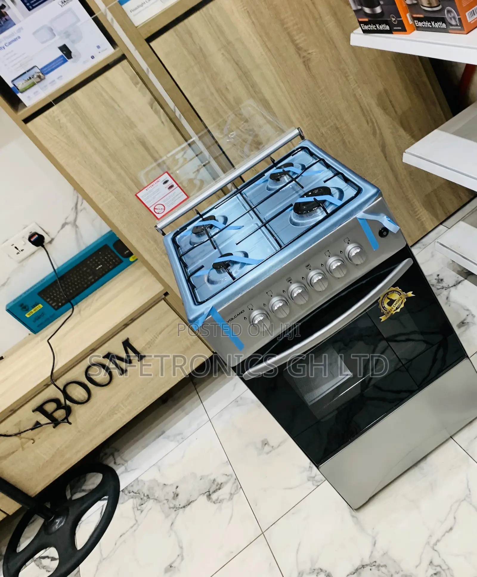Extremely Durable Volcano 50×50 Cm Free Standing Gas Cooker
