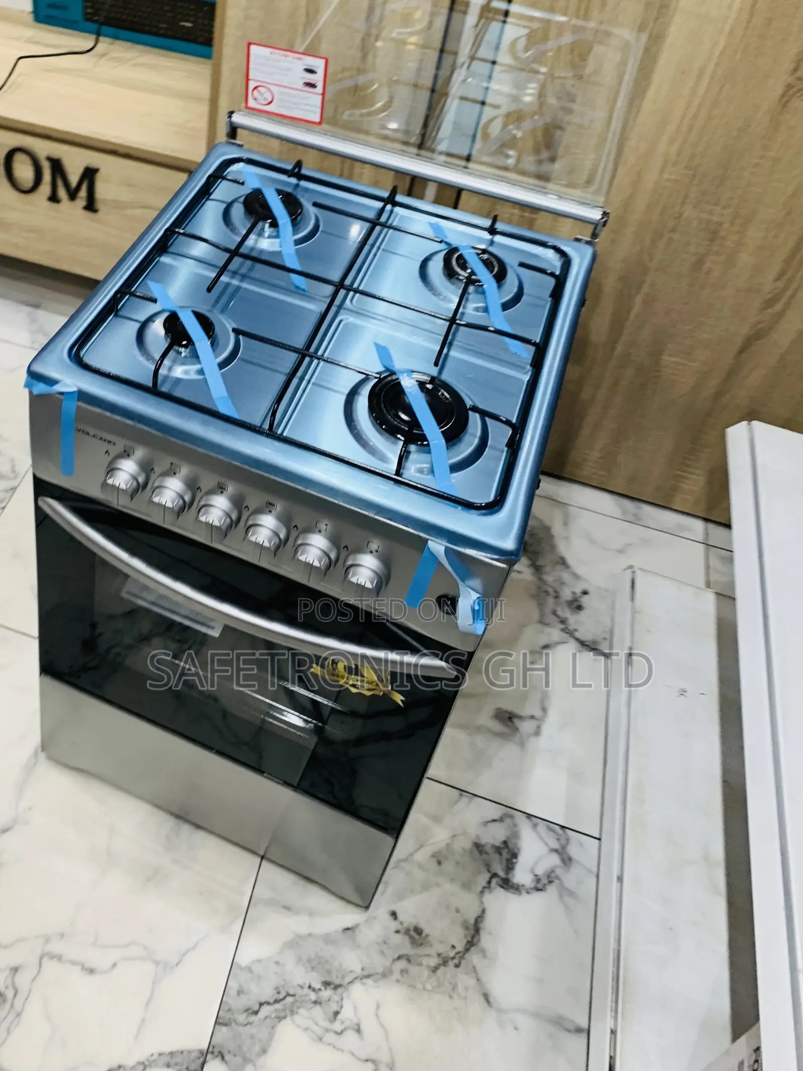 Neatly Boxed Volcano 50×50 Cm Free Standing Gas Cooker