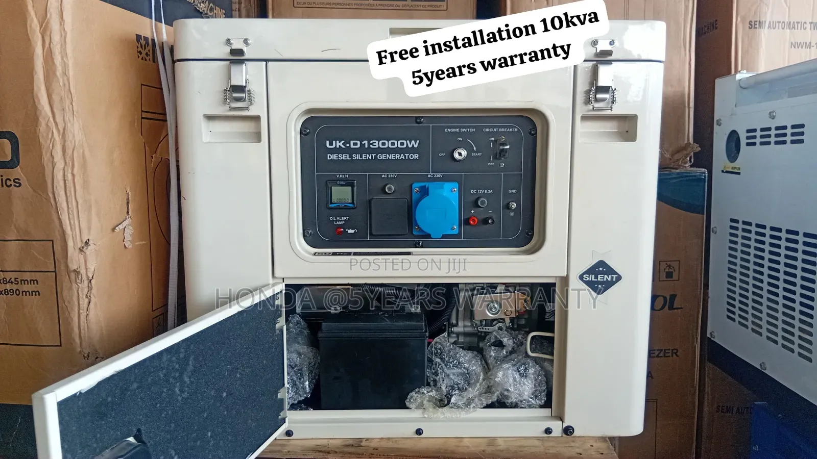 Original UK 10kVA Silent Diesel Generator – Heavy Duty 10kva