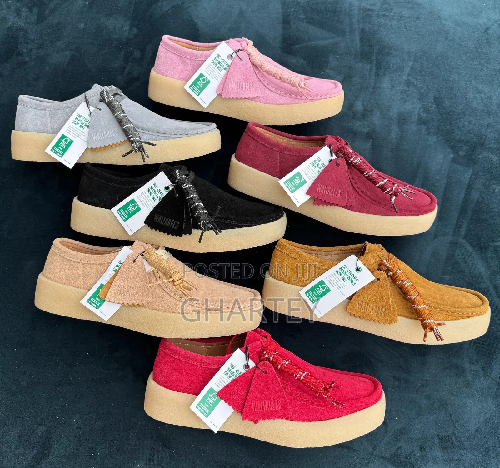 Clarks Originals Wallabee – Premium Suede Casual Sneakers in Colors