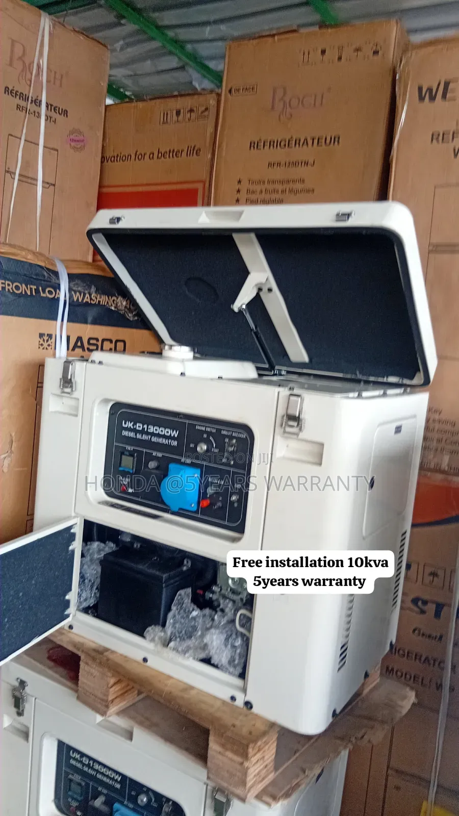 Heavy Duty UK Made 10kVA Diesel Generator – Silent Operation 10kva